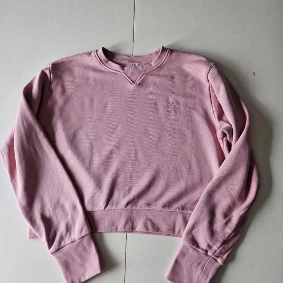 Adidas Light Pink Sweatshirt/Sweater - Picture 6 of 8